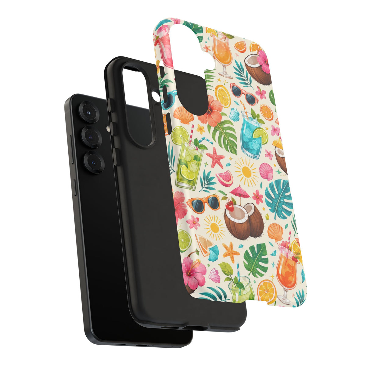 Tropical Cocktail Phone Case — Summer Beach Pattern iPhone Case
