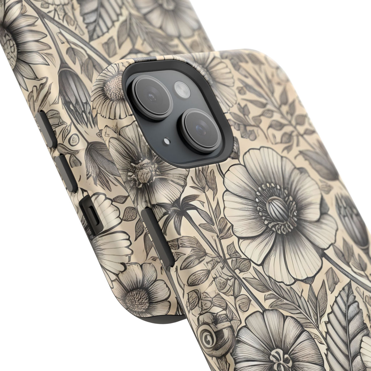 Paper Flowers Impact-Resistant Case
