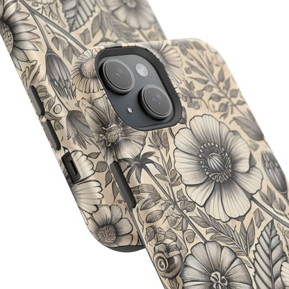 Paper Flowers Impact-Resistant Case