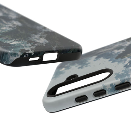 Mountain Landscape Phone Case — Misty Peaks Protective Tough Case