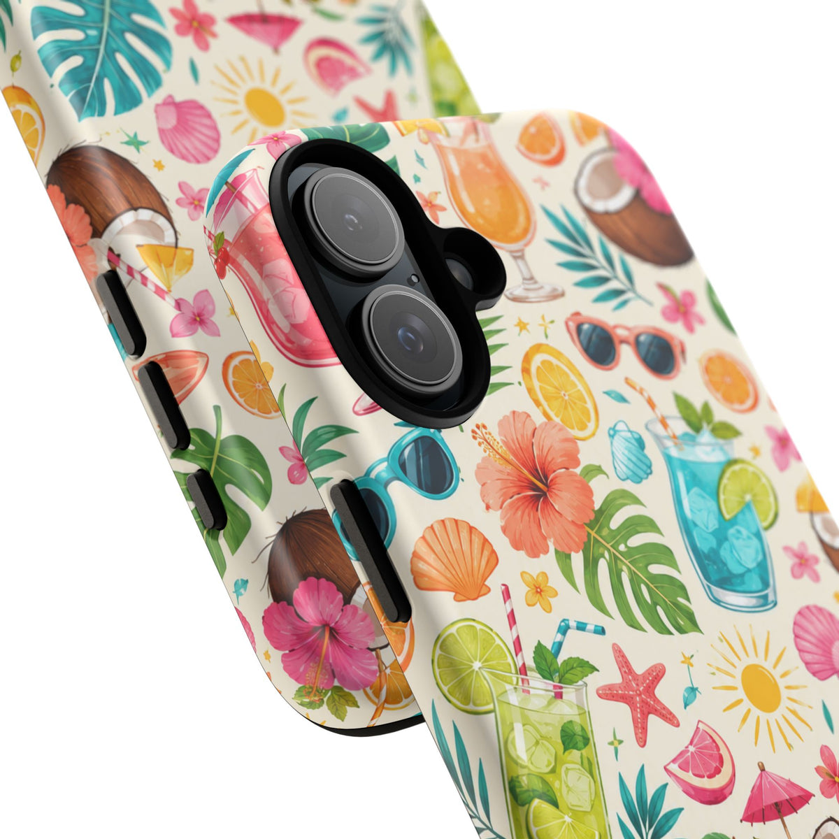 Tropical Cocktail Phone Case — Summer Beach Pattern iPhone Case