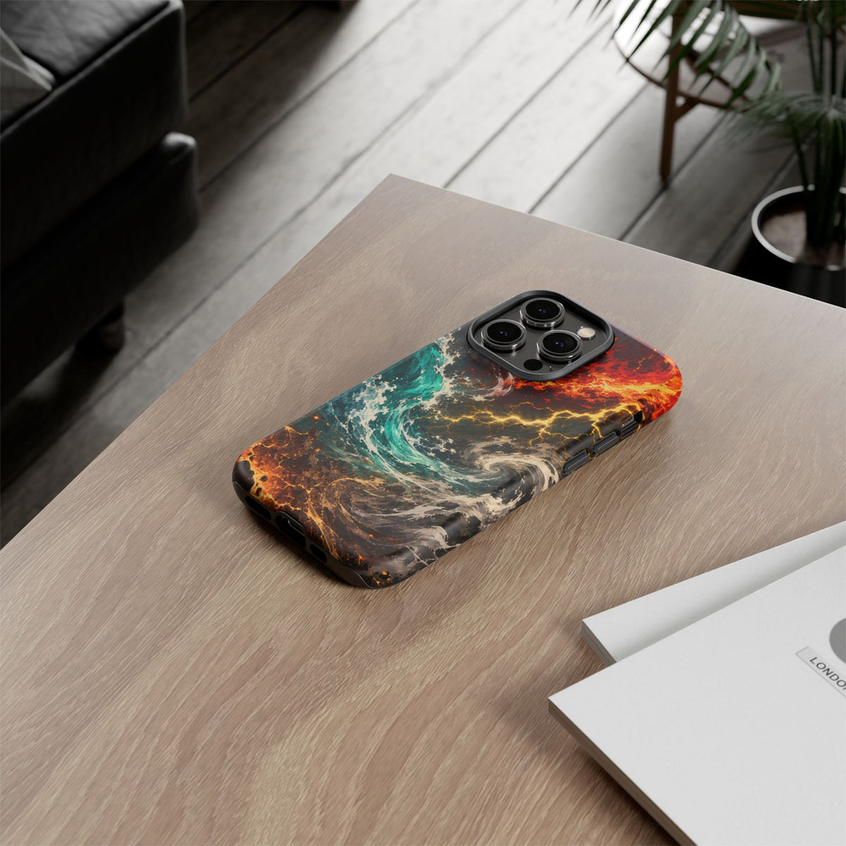 Elemental Cosmic Storm Tough Phone Case — Protective Case