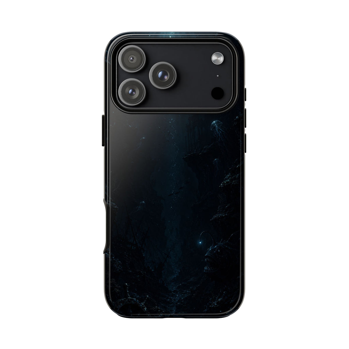Dark Sea Trench Tough Phone Case — Protective Stylish iPhone Cover