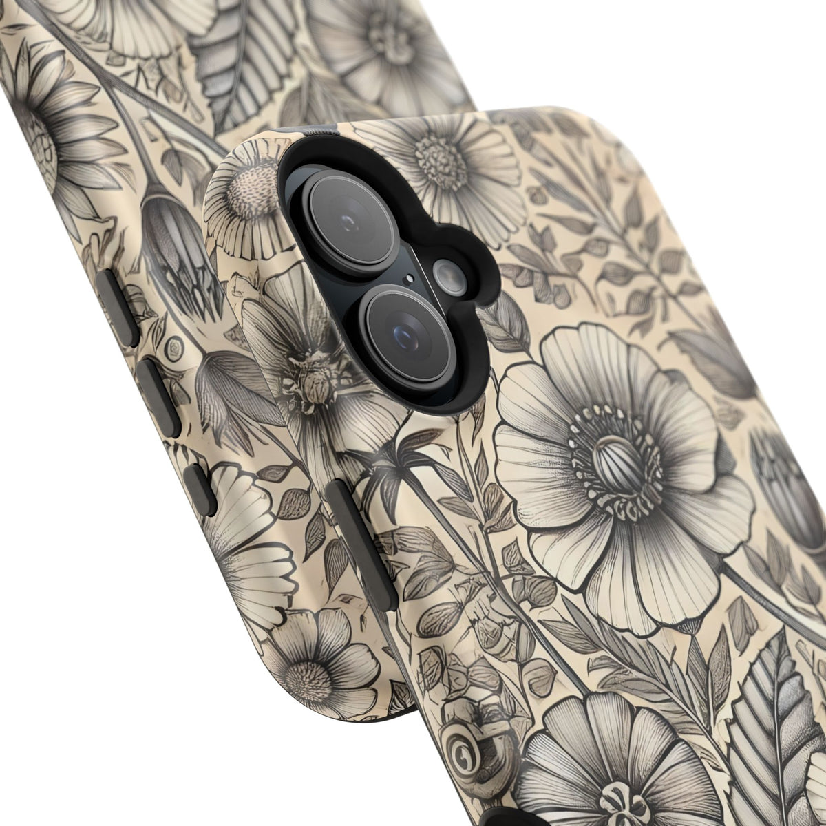 Paper Flowers Impact-Resistant Case