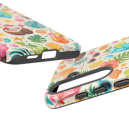 Tropical Cocktail Phone Case — Summer Beach Pattern iPhone Case