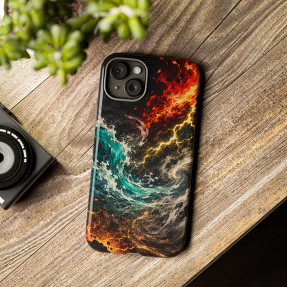 Elemental Cosmic Storm Tough Phone Case — Protective Case