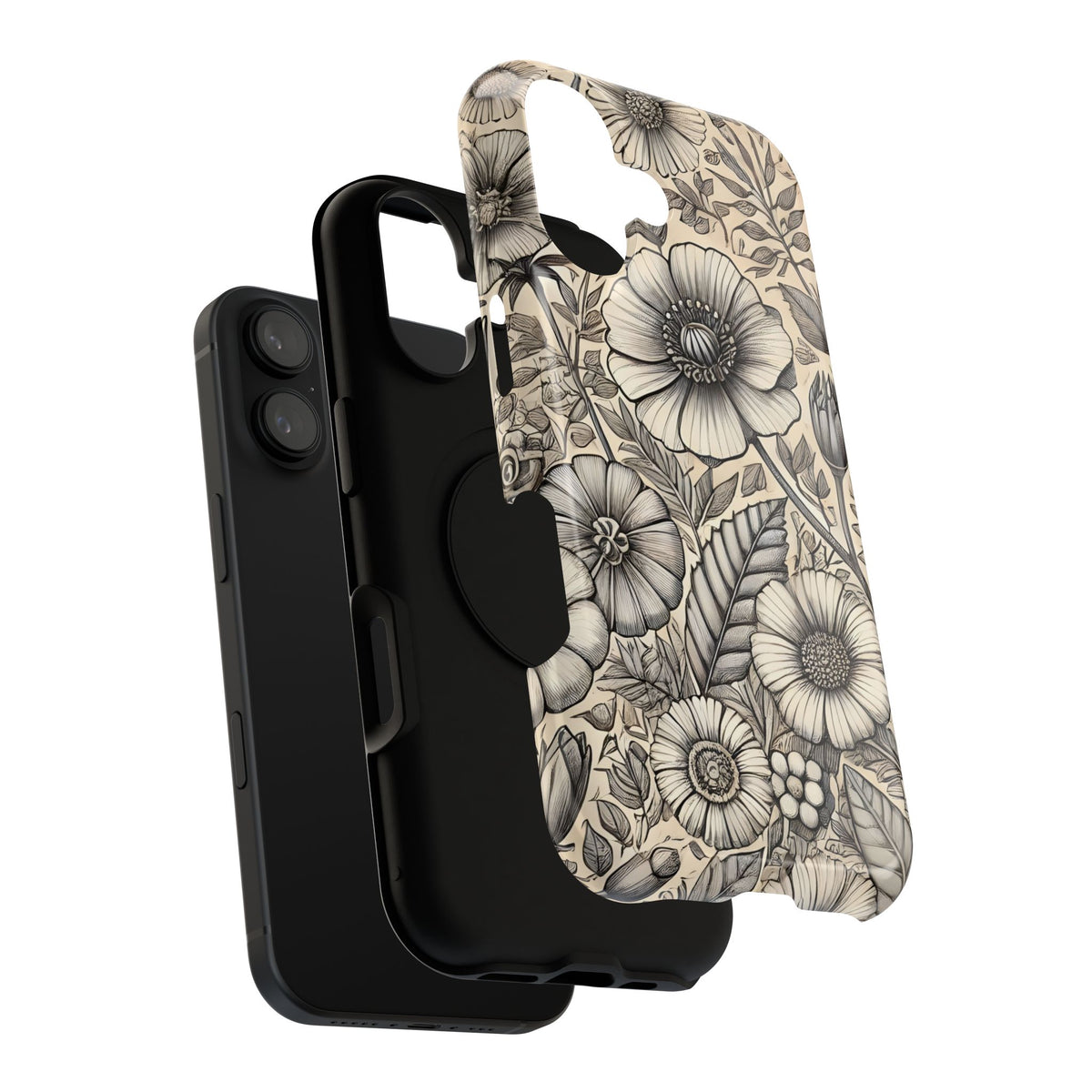 Paper Flowers Impact-Resistant Case