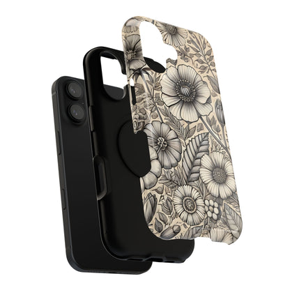 Paper Flowers Impact-Resistant Case