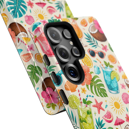 Tropical Cocktail Phone Case — Summer Beach Pattern iPhone Case