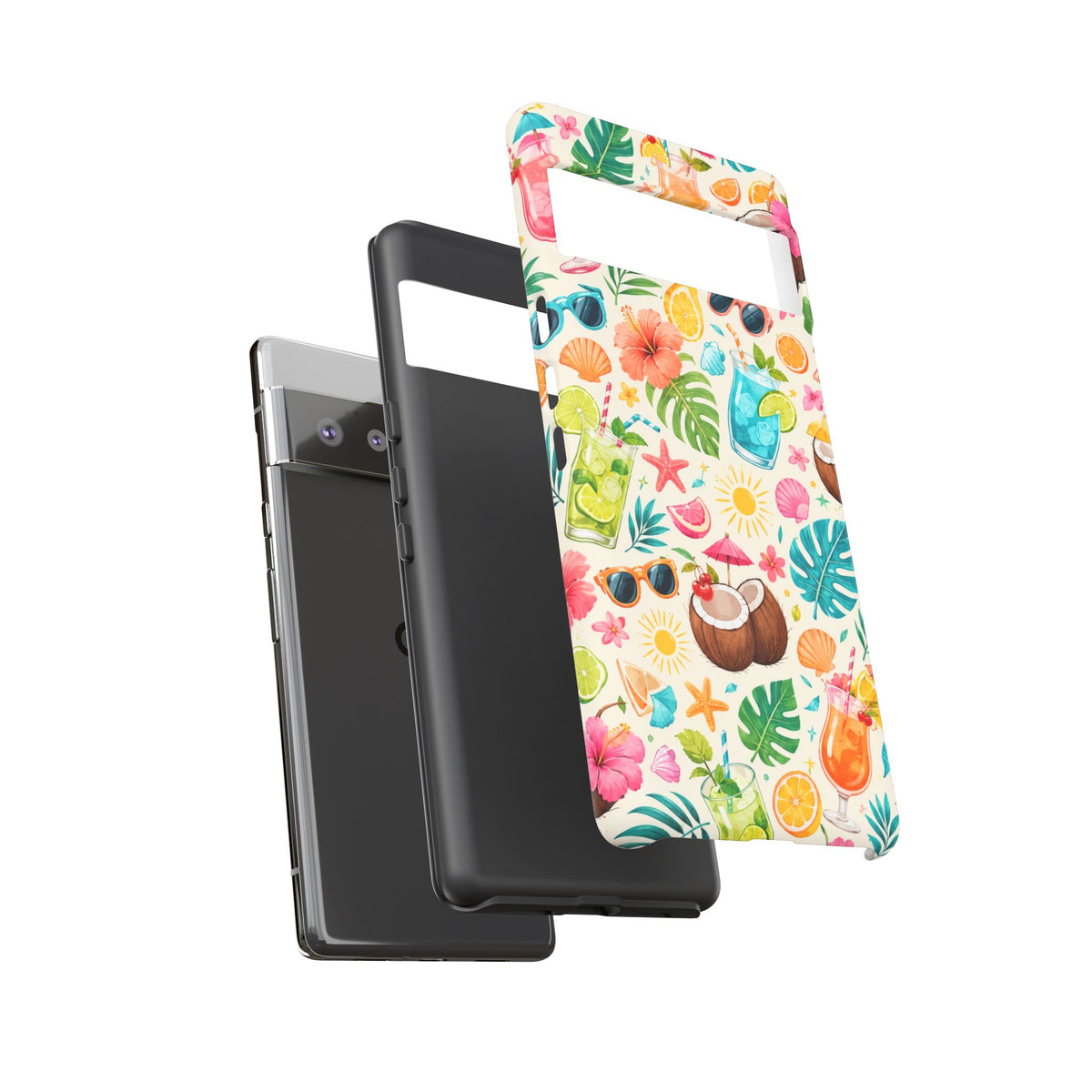 Tropical Cocktail Phone Case — Summer Beach Pattern iPhone Case