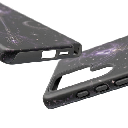 Celestial Magic Wand Phone Case — Mystic Moon & Stars Galaxy Tough Case