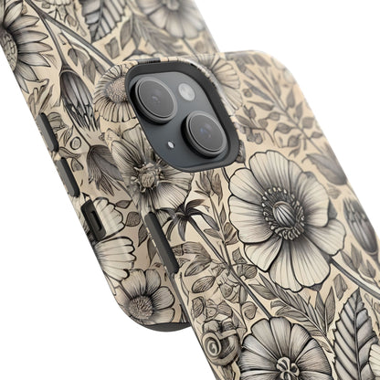 Paper Flowers Impact-Resistant Case