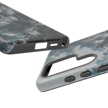Mountain Landscape Phone Case — Misty Peaks Protective Tough Case