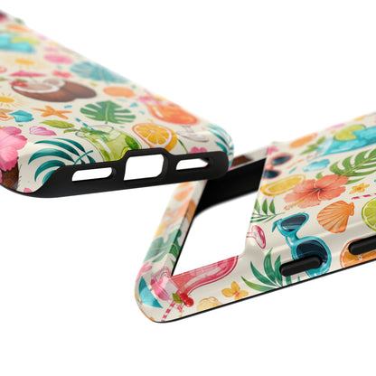 Tropical Cocktail Phone Case — Summer Beach Pattern iPhone Case