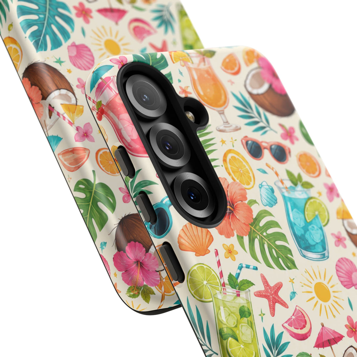 Tropical Cocktail Phone Case — Summer Beach Pattern iPhone Case
