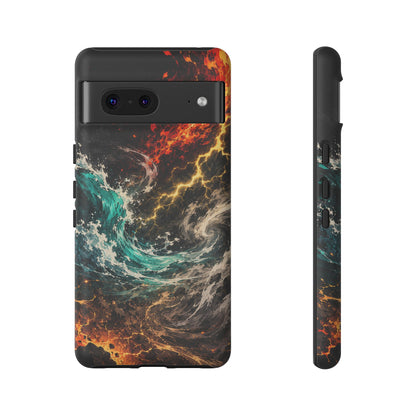 Elemental Cosmic Storm Tough Phone Case — Protective Case