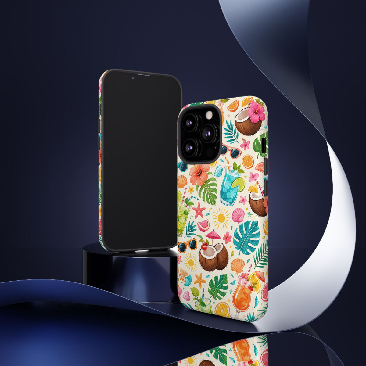 Tropical Cocktail Phone Case — Summer Beach Pattern iPhone Case