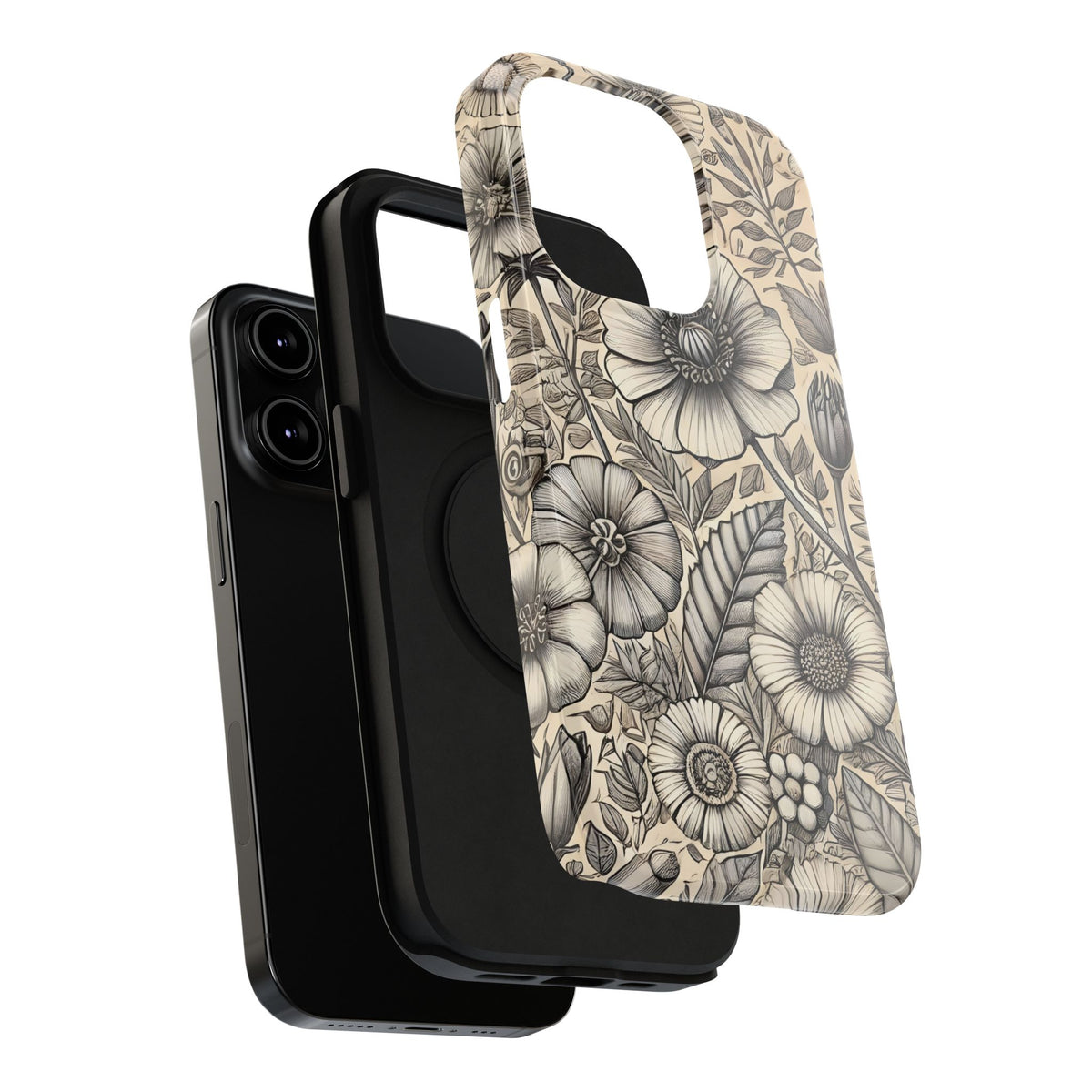 Paper Flowers Impact-Resistant Case