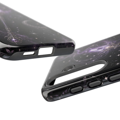 Celestial Magic Wand Phone Case — Mystic Moon & Stars Galaxy Tough Case