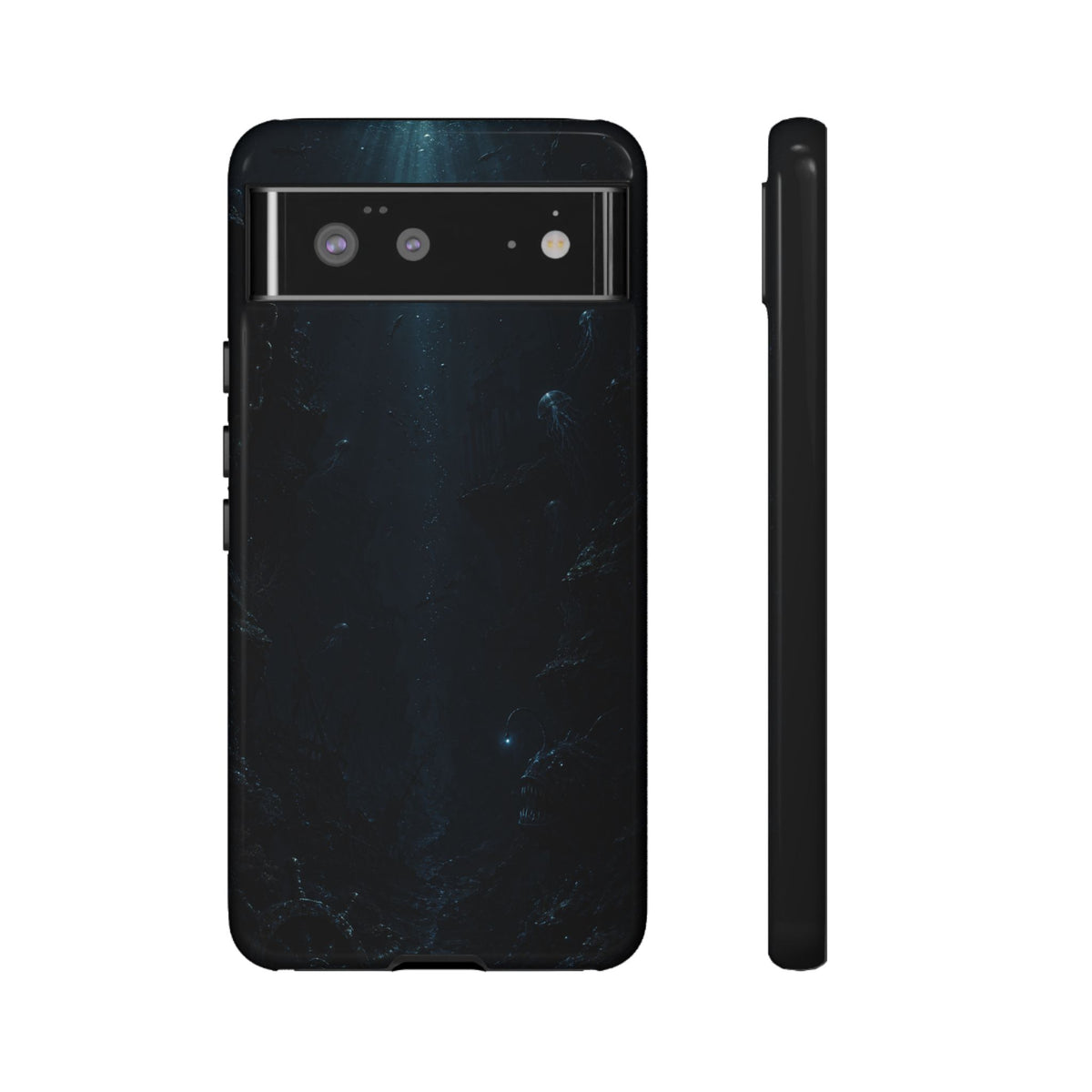 Dark Sea Trench Tough Phone Case — Protective Stylish iPhone Cover