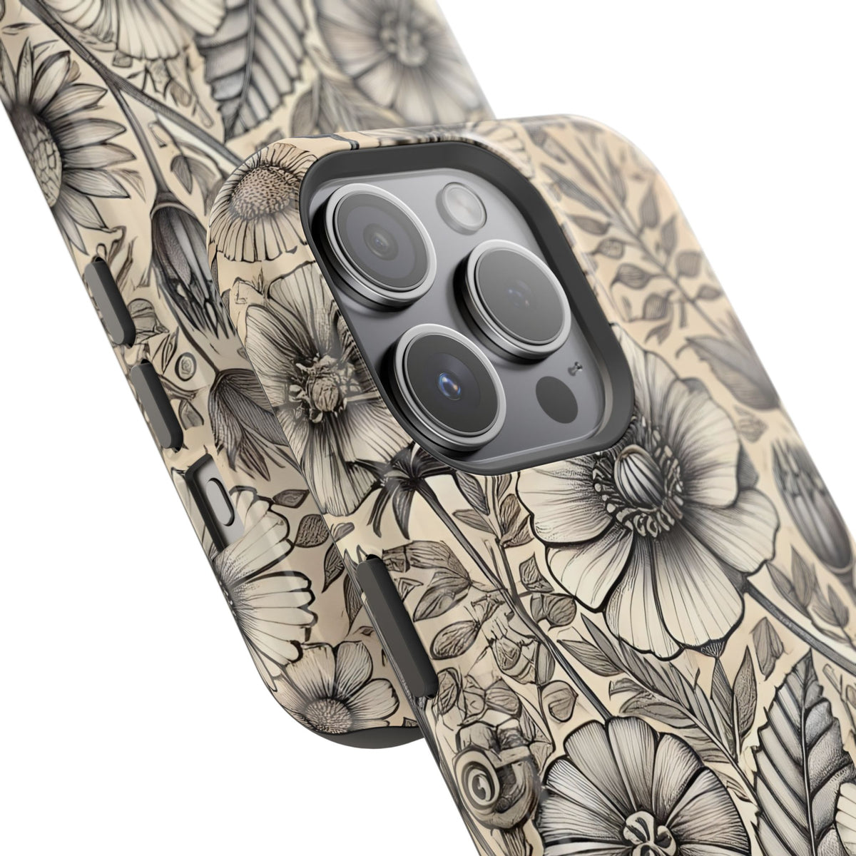 Paper Flowers Impact-Resistant Case
