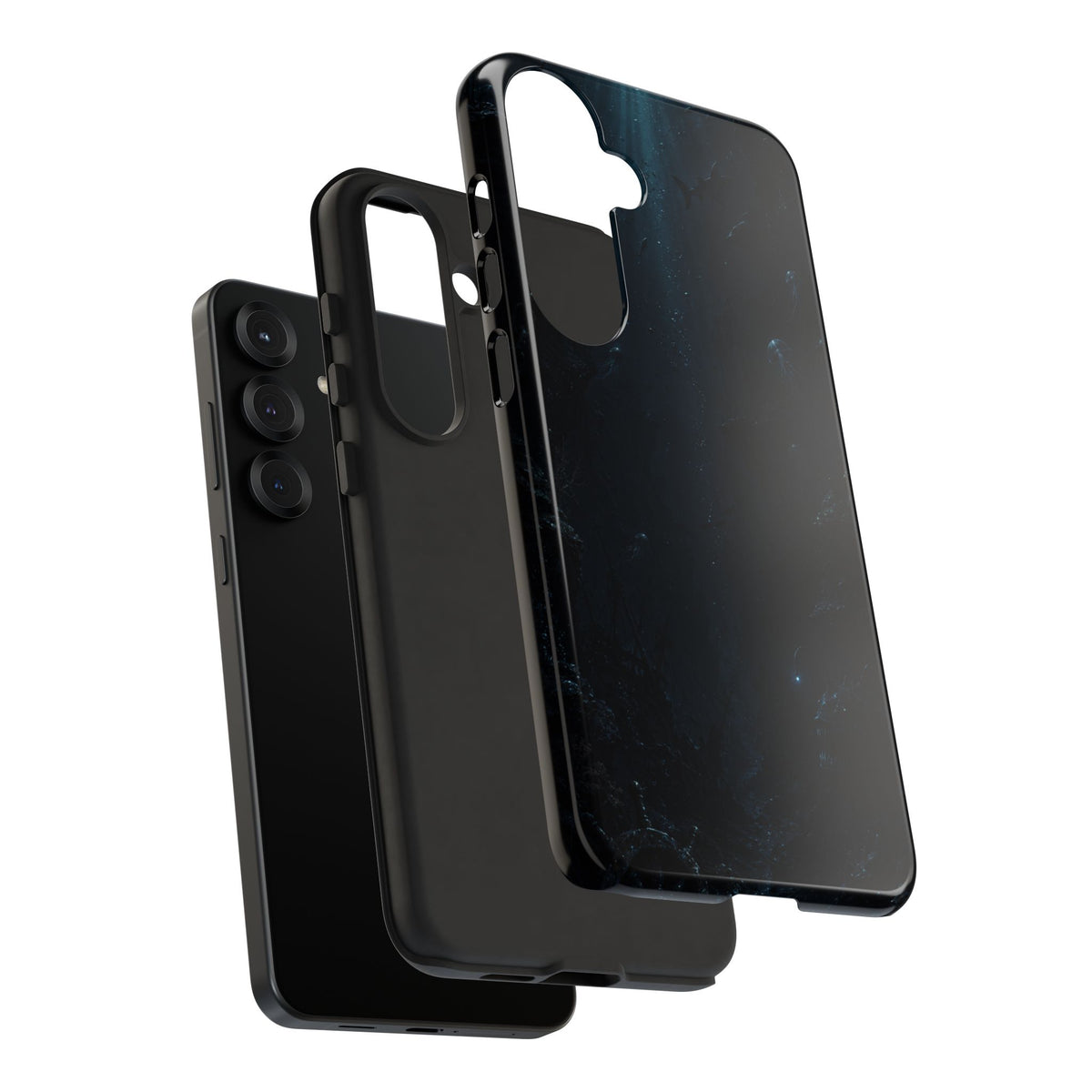 Dark Sea Trench Tough Phone Case — Protective Stylish iPhone Cover