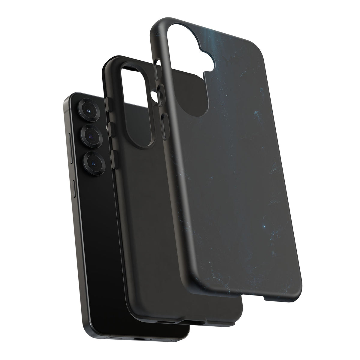 Dark Sea Trench Tough Phone Case — Protective Stylish iPhone Cover
