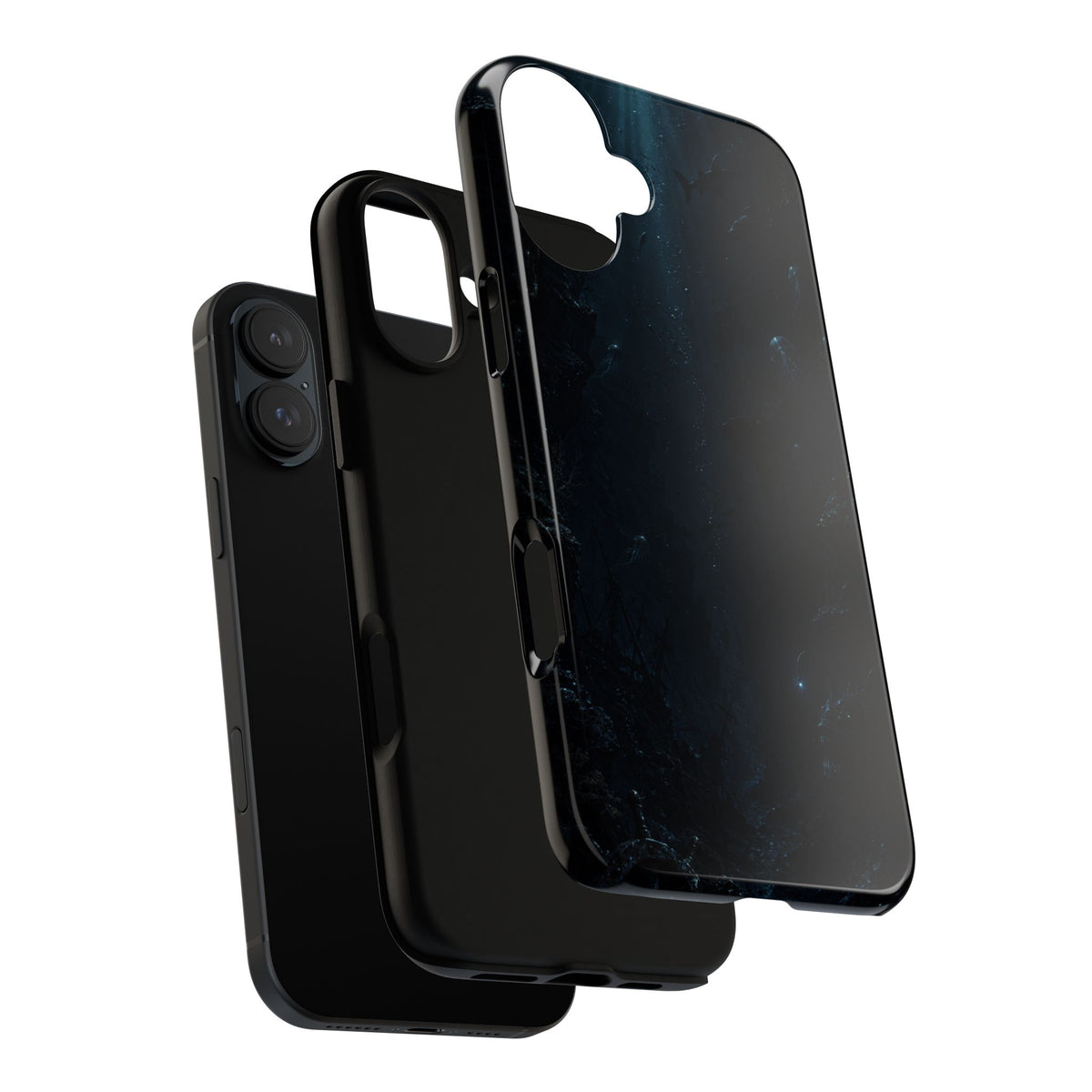 Dark Sea Trench Tough Phone Case — Protective Stylish iPhone Cover