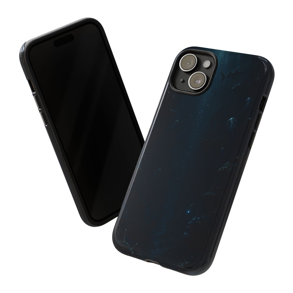 Dark Sea Trench Tough Phone Case — Protective Stylish iPhone Cover