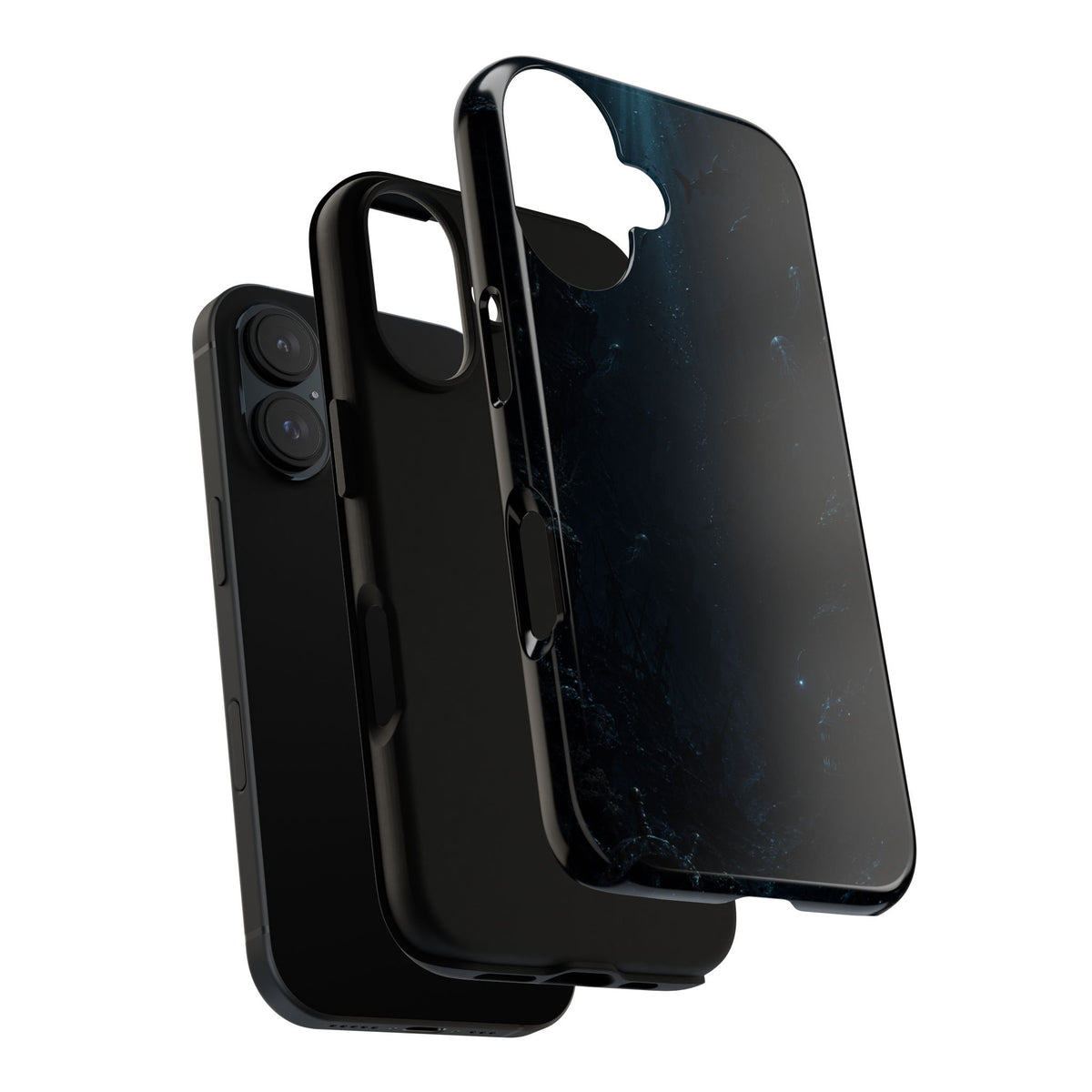 Dark Sea Trench Tough Phone Case — Protective Stylish iPhone Cover