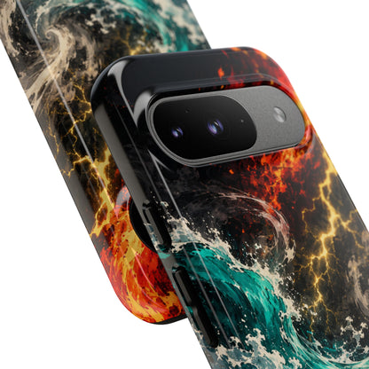 Elemental Cosmic Storm Tough Phone Case — Protective Case