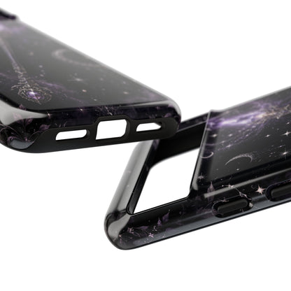Celestial Magic Wand Phone Case — Mystic Moon & Stars Galaxy Tough Case