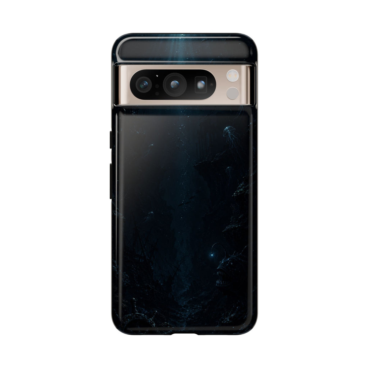 Dark Sea Trench Tough Phone Case — Protective Stylish iPhone Cover