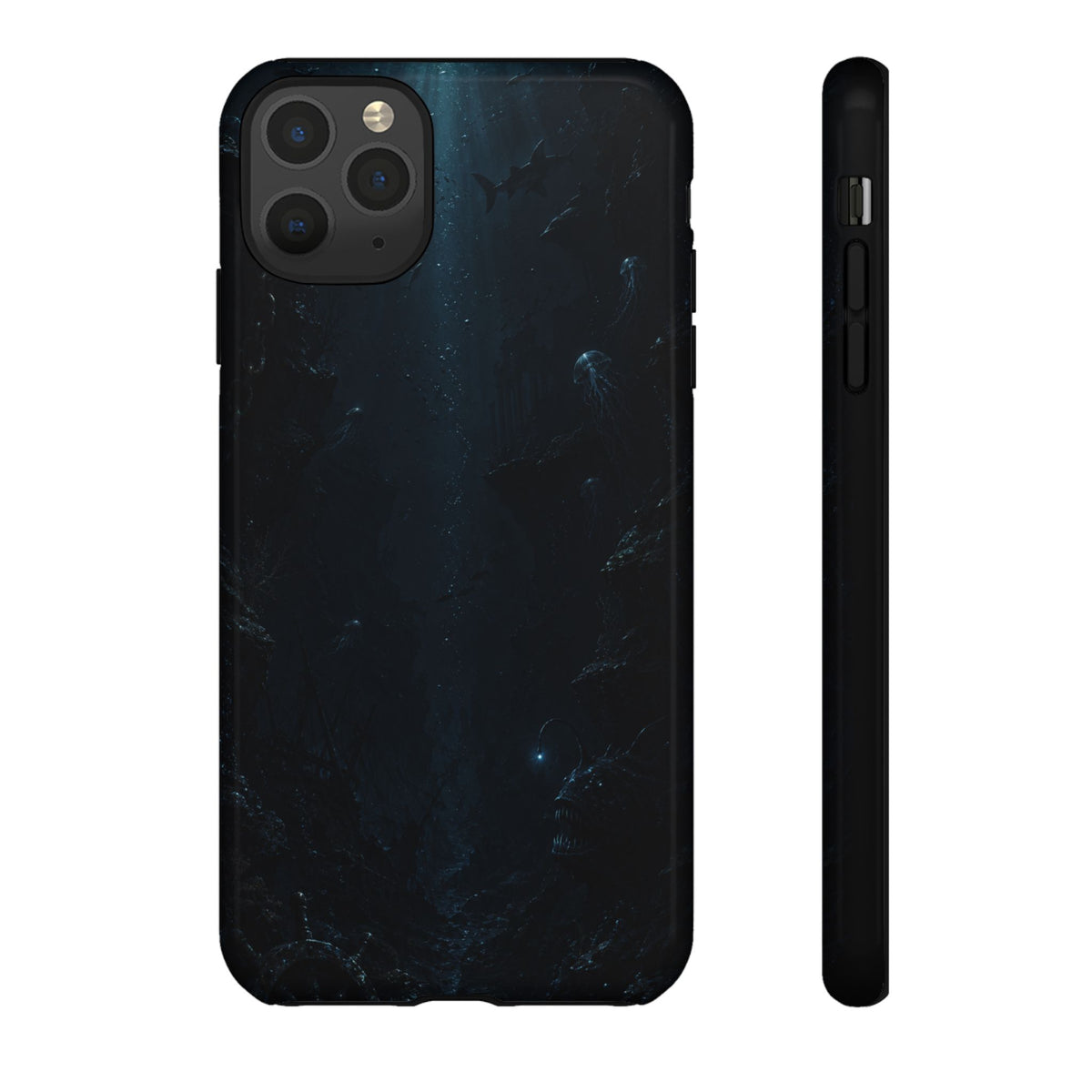 Dark Sea Trench Tough Phone Case — Protective Stylish iPhone Cover