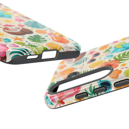 Tropical Cocktail Phone Case — Summer Beach Pattern iPhone Case