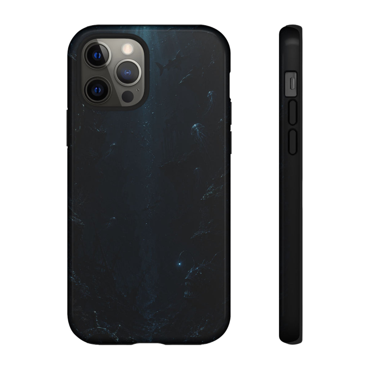 Dark Sea Trench Tough Phone Case — Protective Stylish iPhone Cover