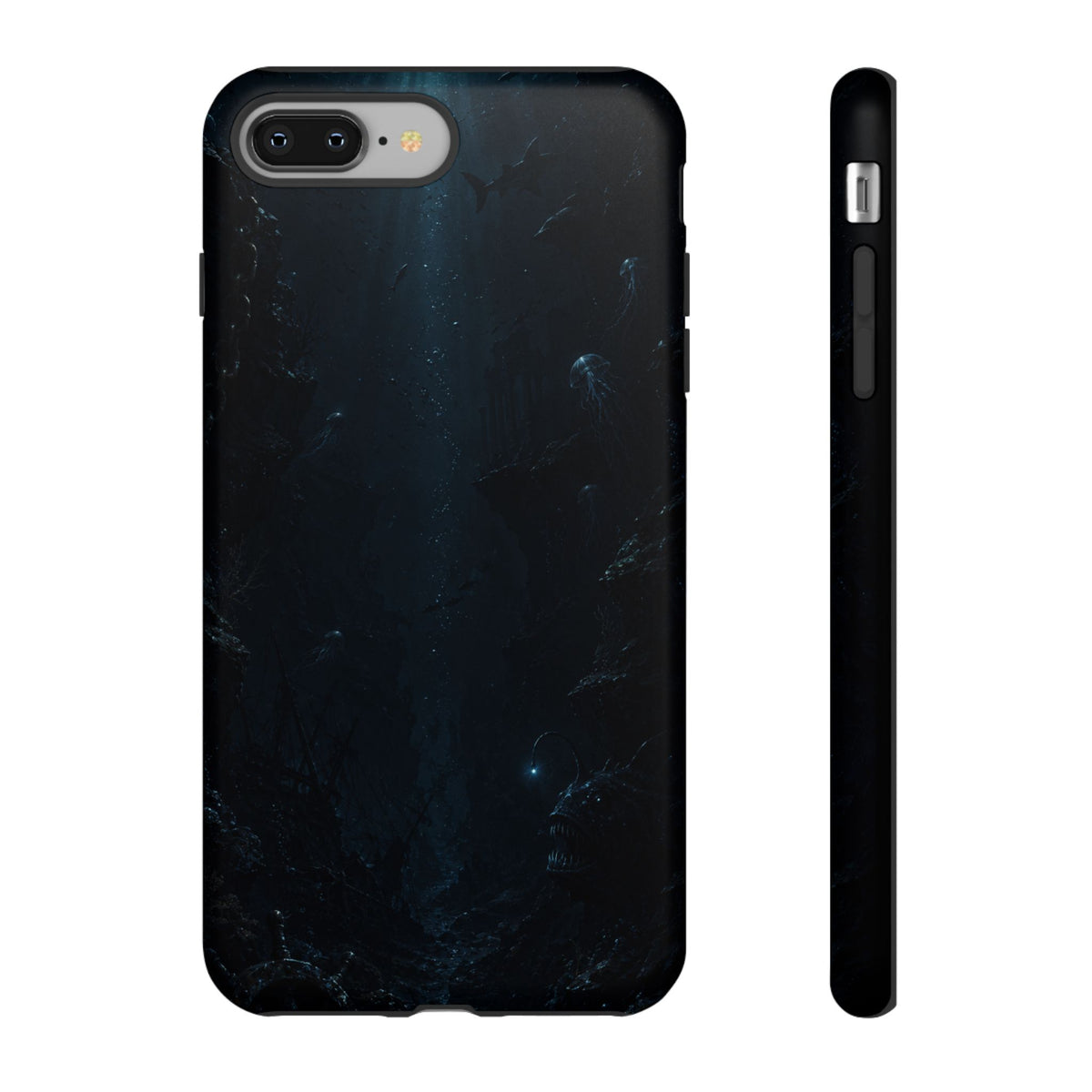 Dark Sea Trench Tough Phone Case — Protective Stylish iPhone Cover