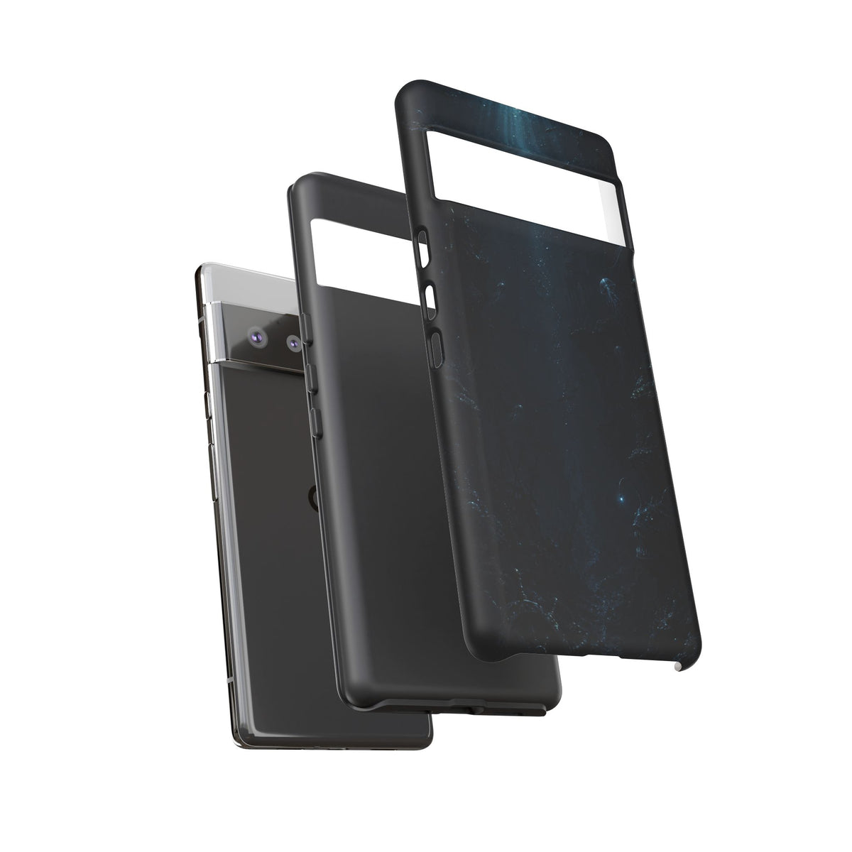 Dark Sea Trench Tough Phone Case — Protective Stylish iPhone Cover