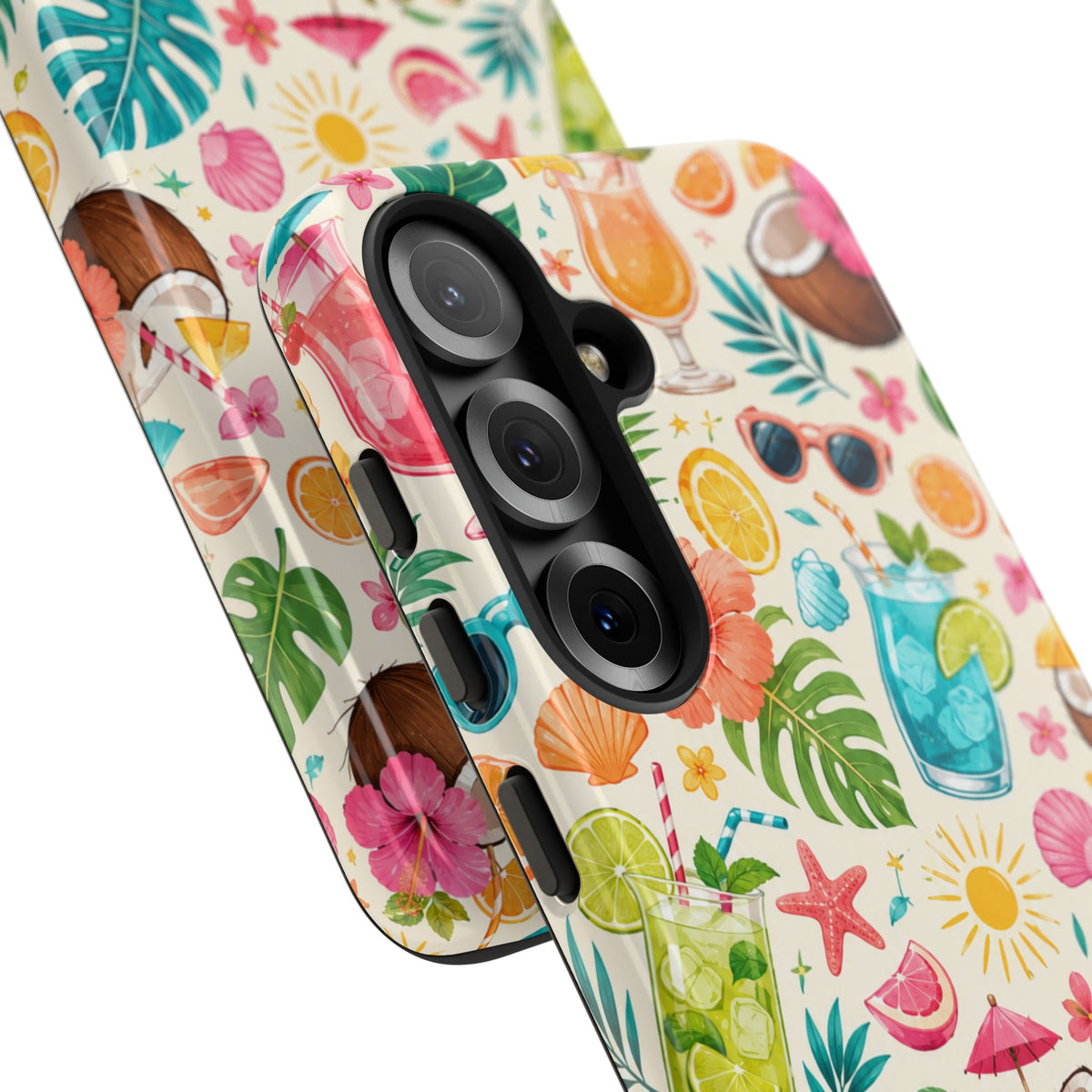 Tropical Cocktail Phone Case — Summer Beach Pattern iPhone Case
