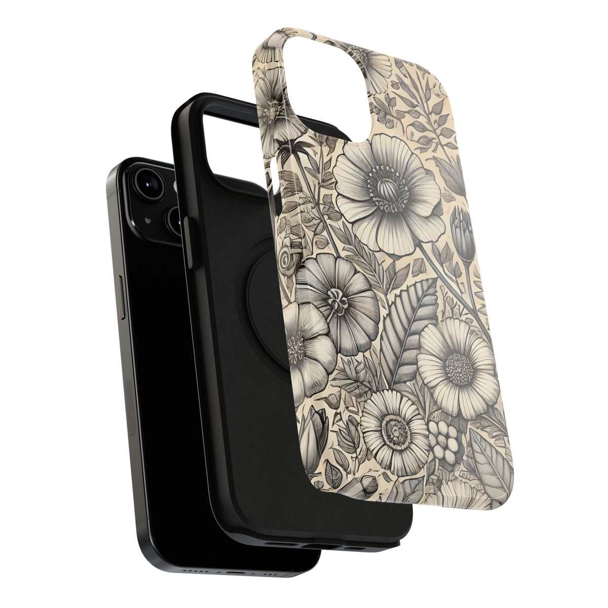 Paper Flowers Impact-Resistant Case