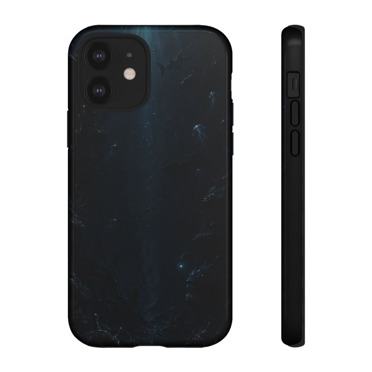 Dark Sea Trench Tough Phone Case — Protective Stylish iPhone Cover