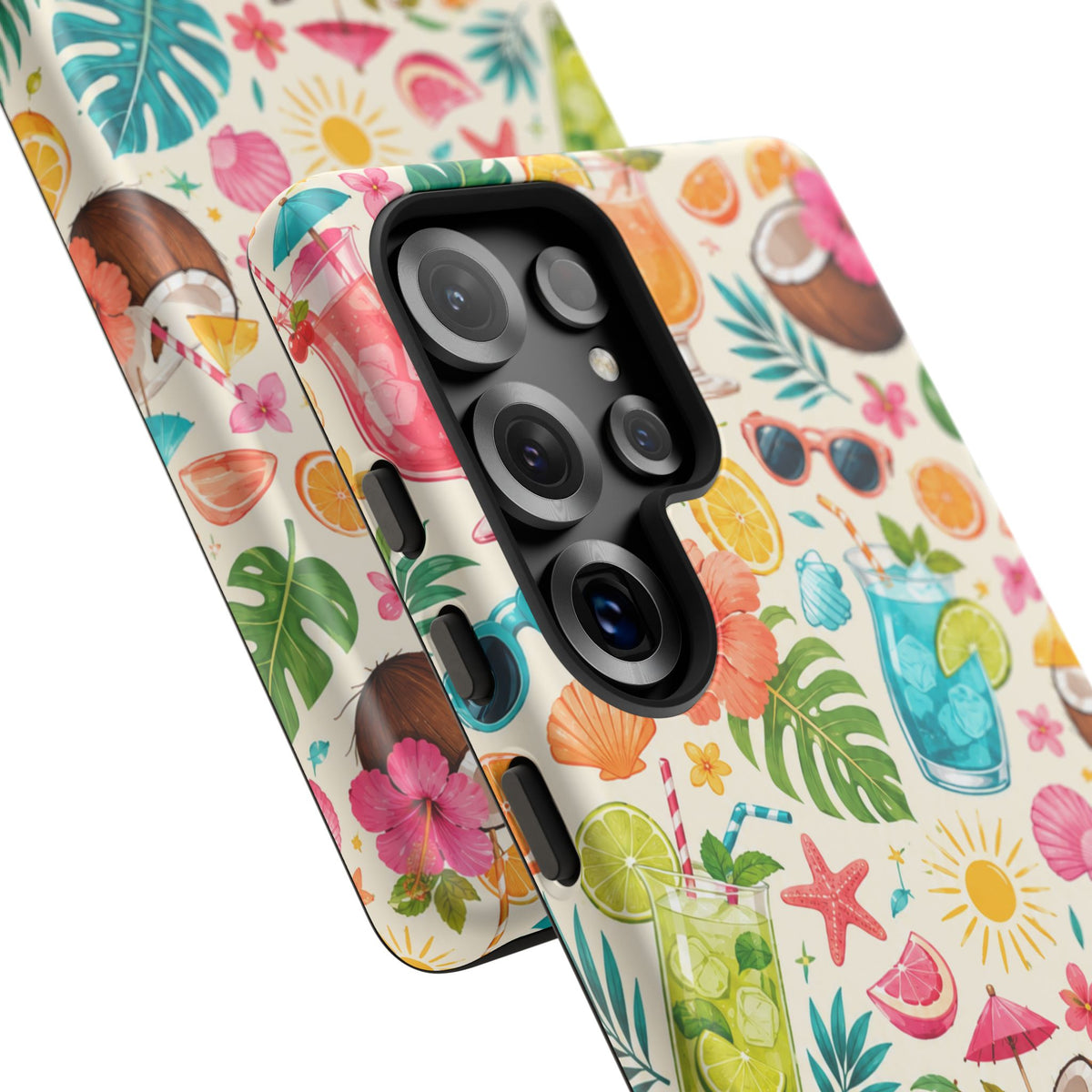 Tropical Cocktail Phone Case — Summer Beach Pattern iPhone Case