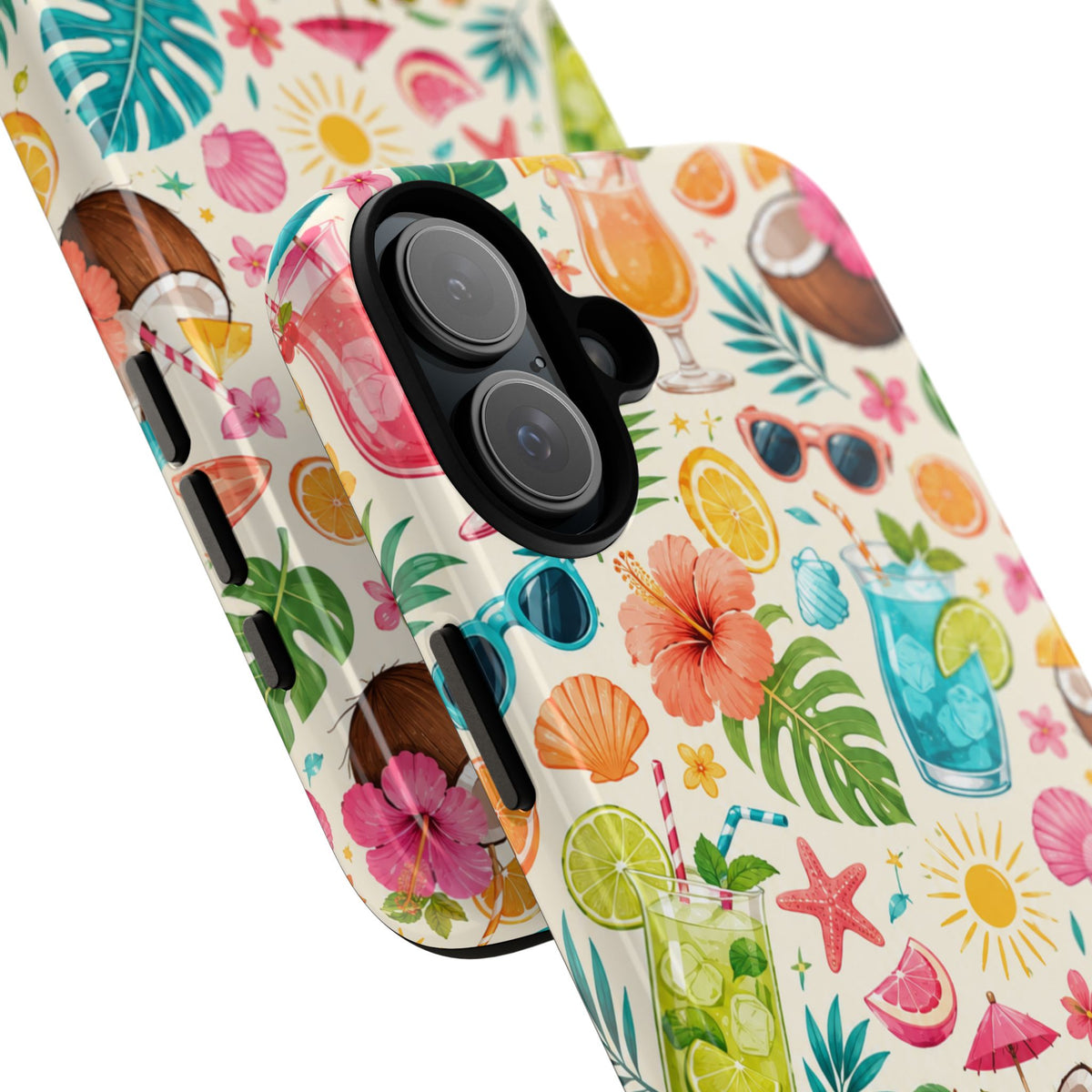 Tropical Cocktail Phone Case — Summer Beach Pattern iPhone Case