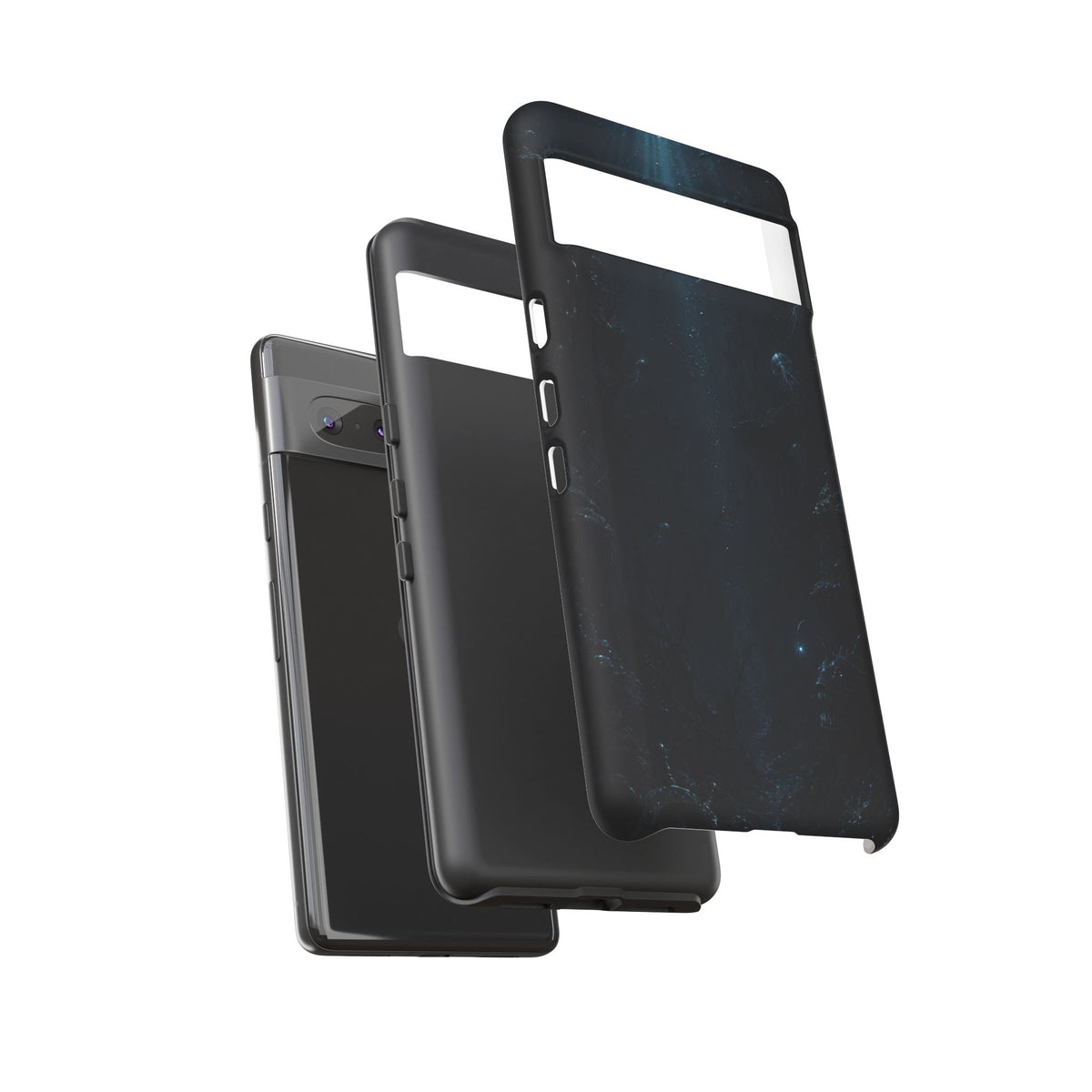 Dark Sea Trench Tough Phone Case — Protective Stylish iPhone Cover