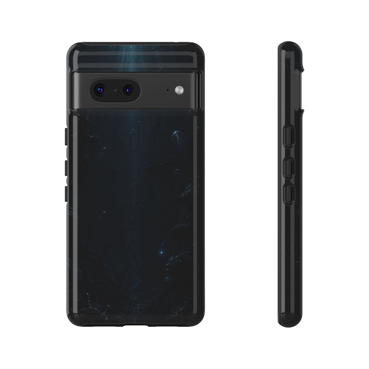 Dark Sea Trench Tough Phone Case — Protective Stylish iPhone Cover