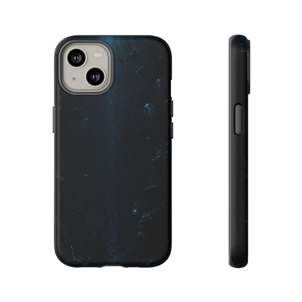 Dark Sea Trench Tough Phone Case — Protective Stylish iPhone Cover