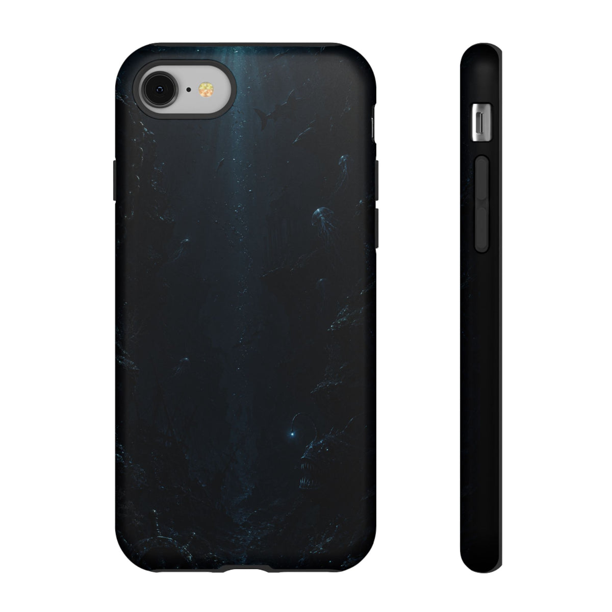 Dark Sea Trench Tough Phone Case — Protective Stylish iPhone Cover