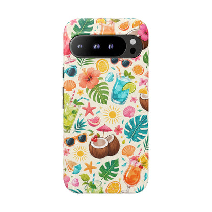 Tropical Cocktail Phone Case — Summer Beach Pattern iPhone Case