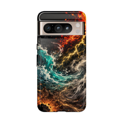 Elemental Cosmic Storm Tough Phone Case — Protective Case