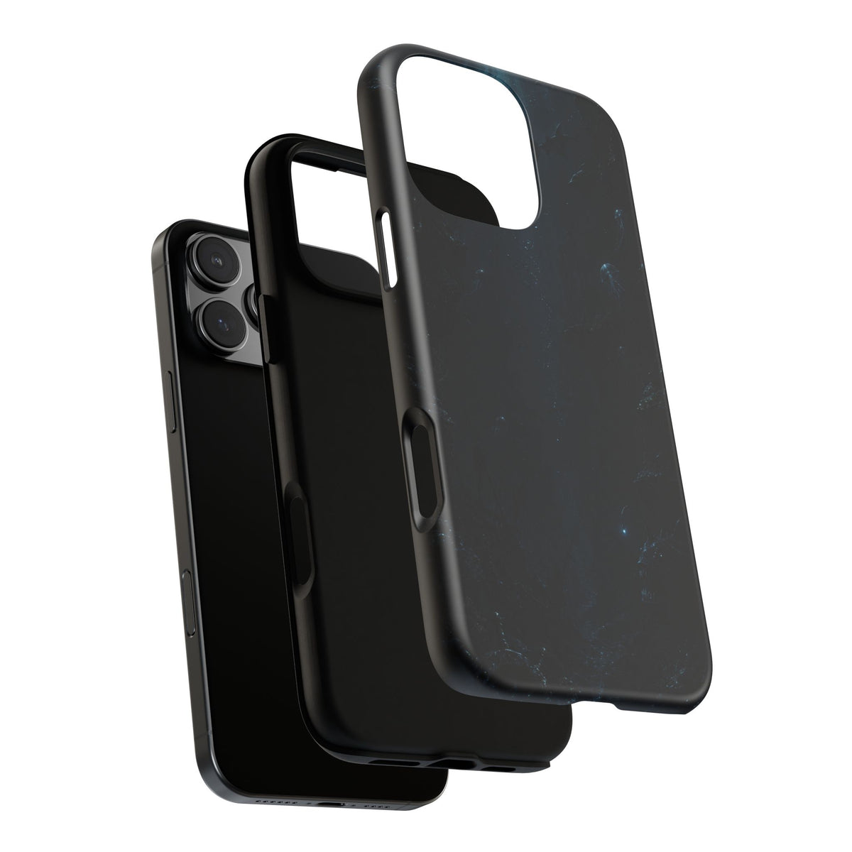Dark Sea Trench Tough Phone Case — Protective Stylish iPhone Cover